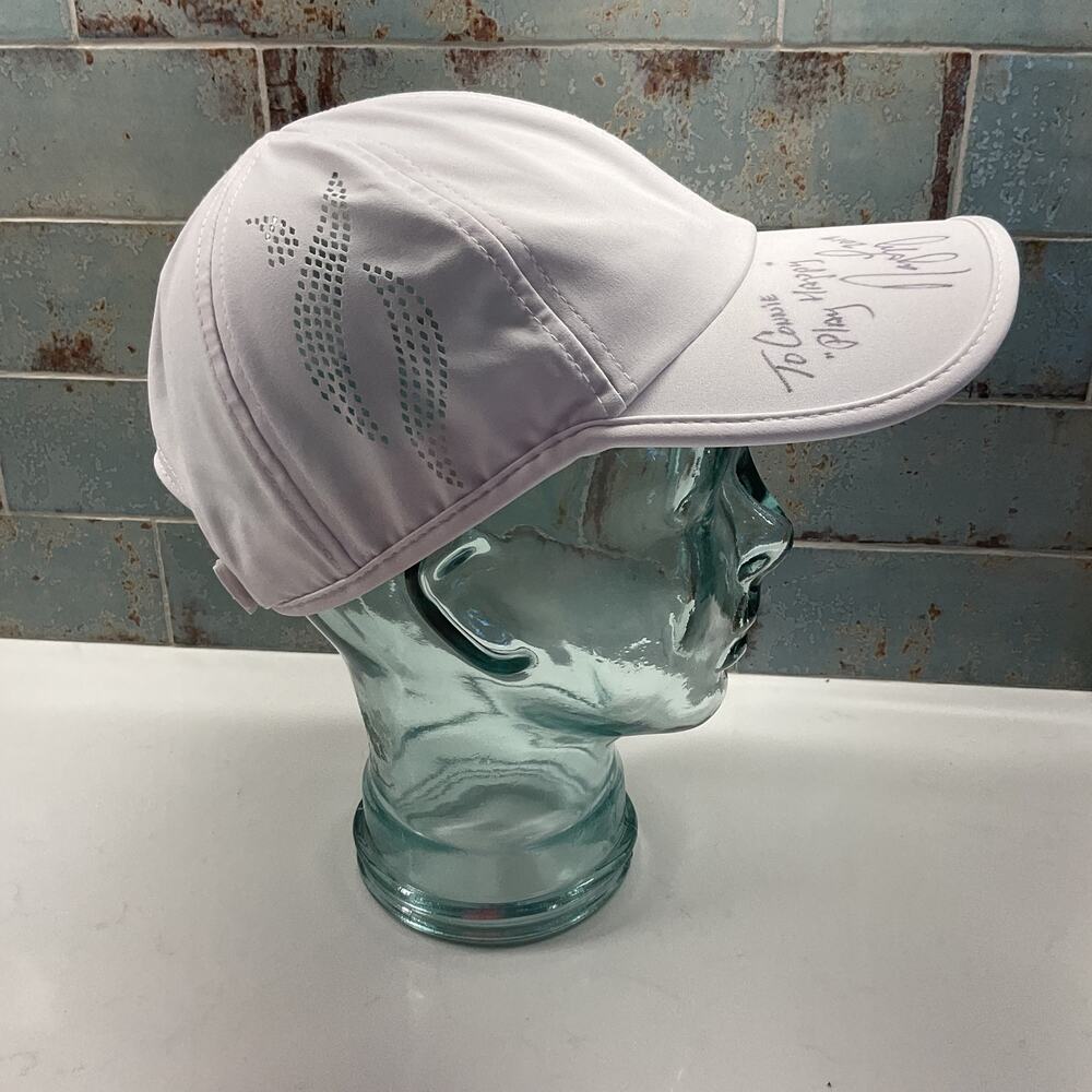 Lopez Brand Nancy Lopez Womens Golf Hat Autographed by Nancy Lopez 2019 White - Picture 3 of 12